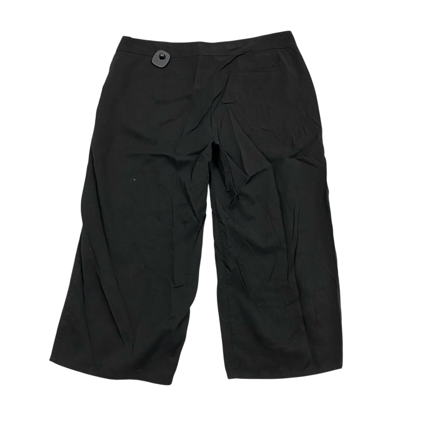Pants Designer By Eileen Fisher In Black, Size:L