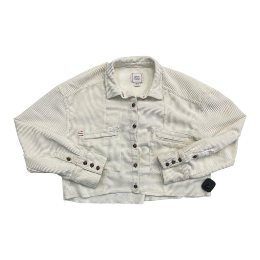 Jacket Shirt By Bdg In Cream, Size:M