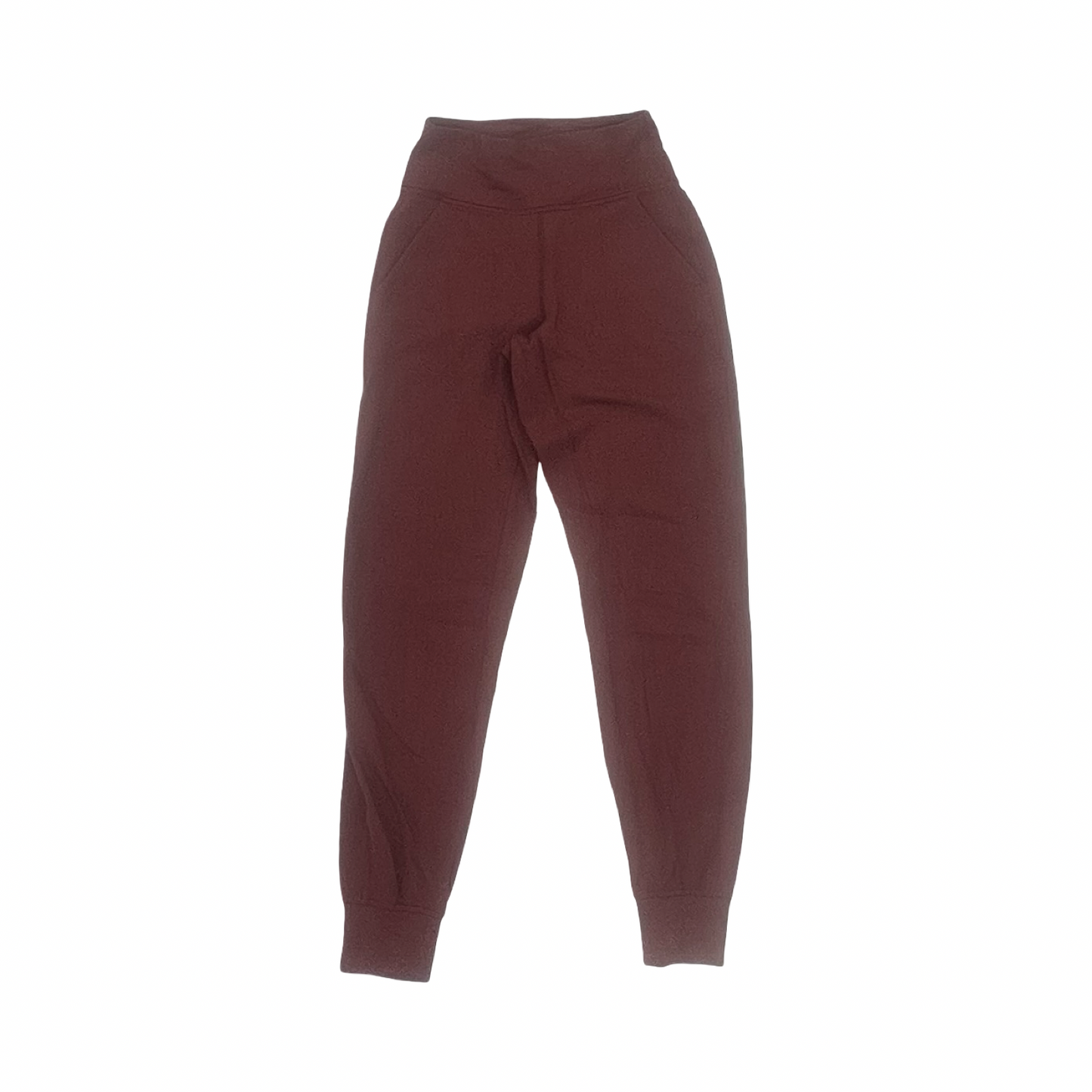 Athletic Leggings By Lululemon In Maroon, Size:2