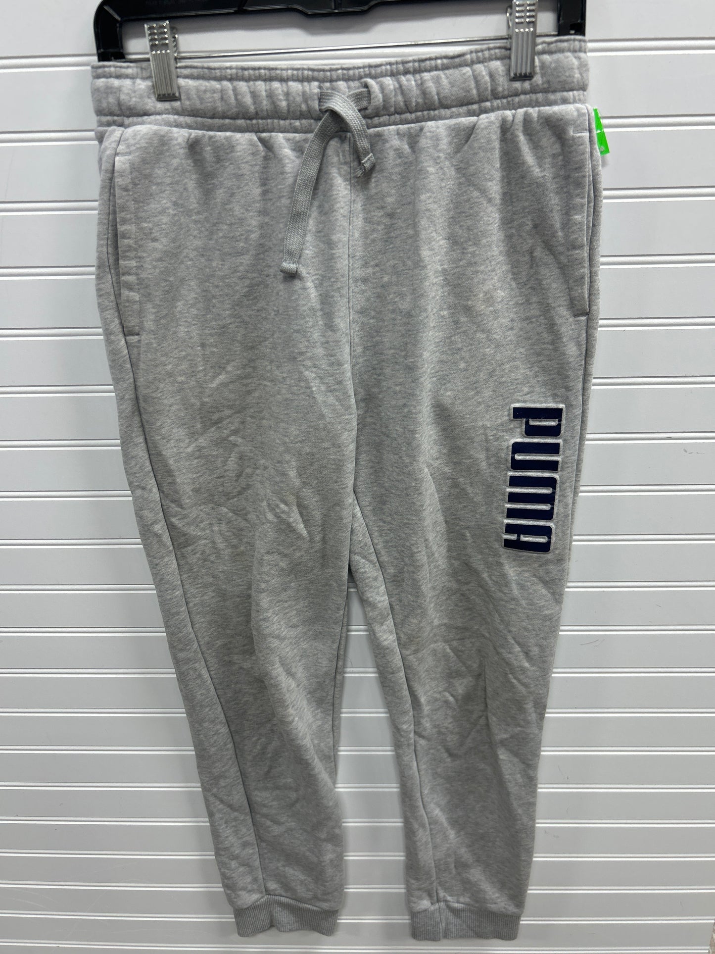 Athletic Pants By Puma In Grey, Size:L