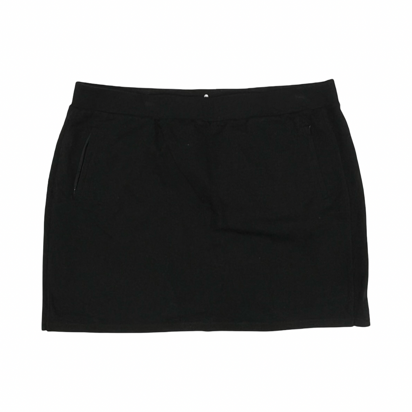Skort By Talbots In Black, Size:3X