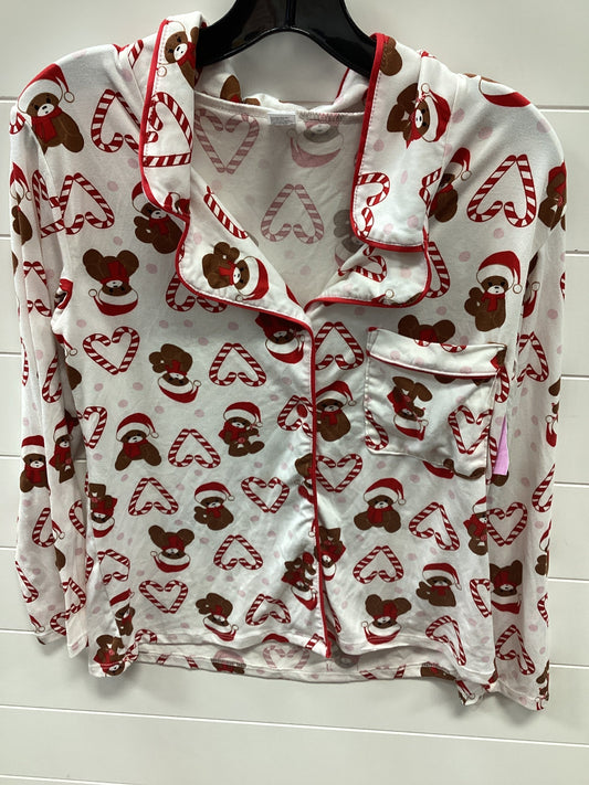 Pajamas 2Pc By Clothes Mentor In White, Size:S