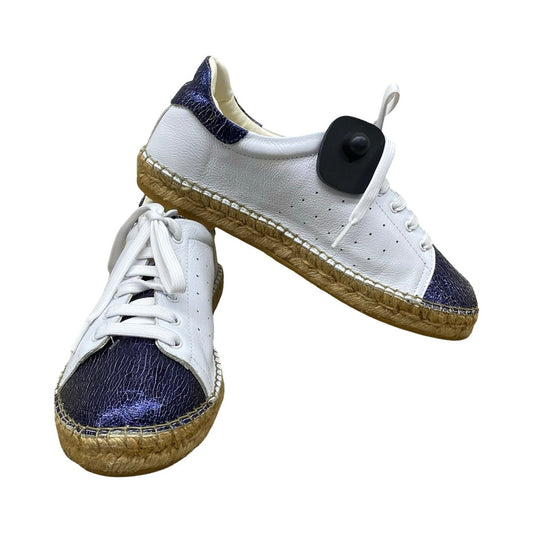 Shoes Sneakers By Cmc In Blue & White, Size:9