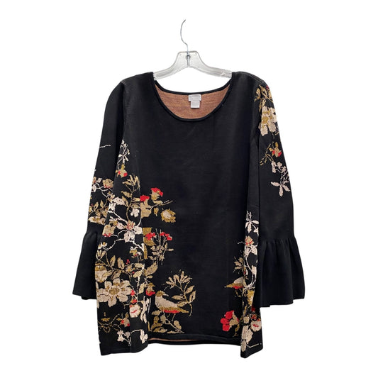 Sweater By Chicos In Black, Size:Xl