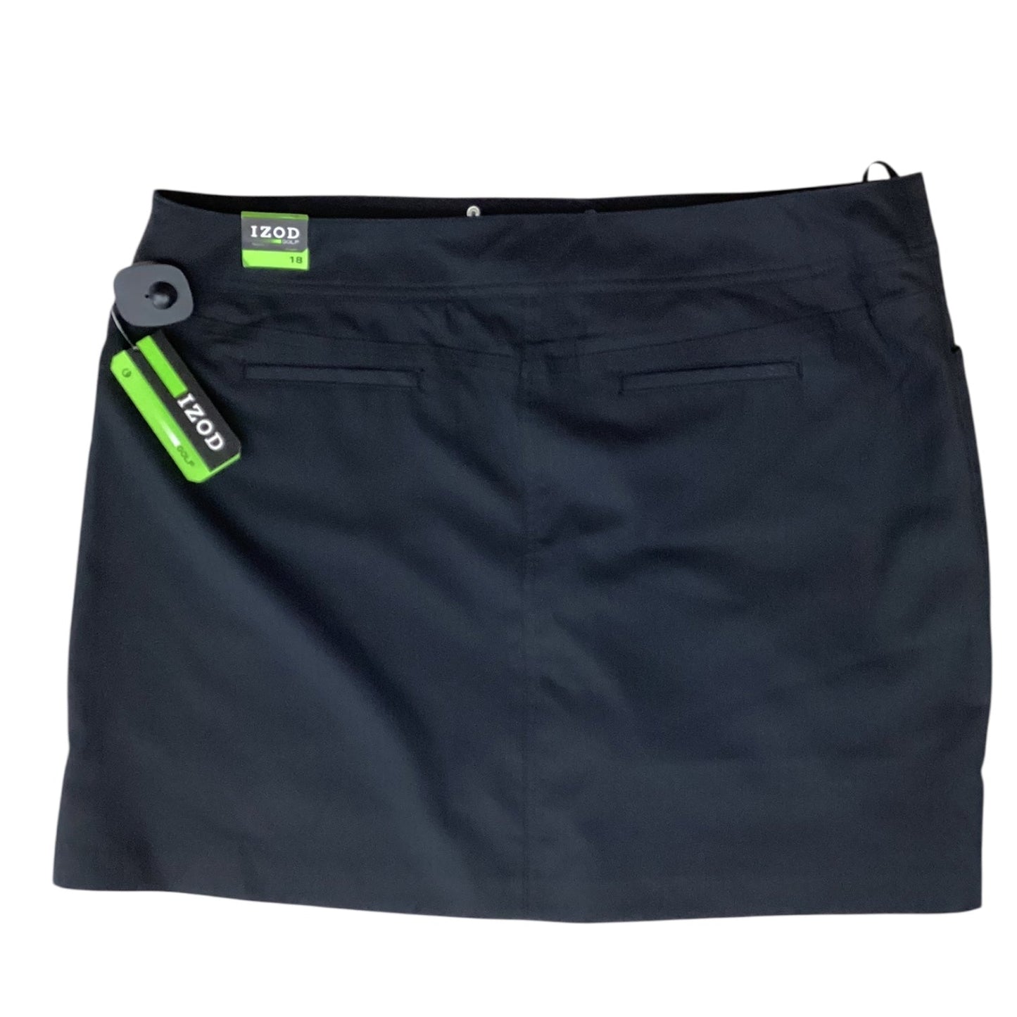 Athletic Skort By Izod In Black, Size:1X