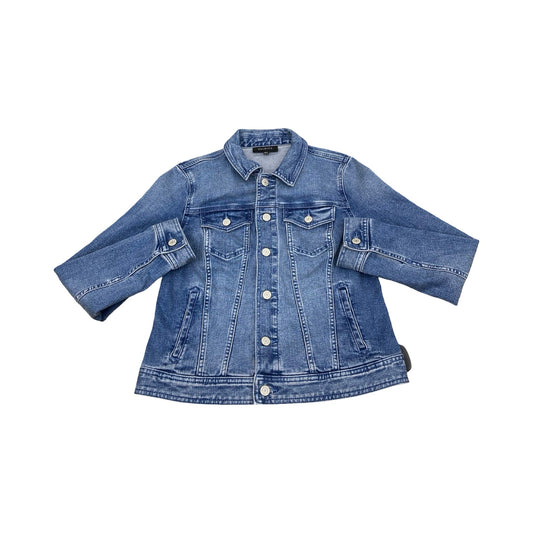 Jacket Denim By Talbots In Blue Denim, Size:S