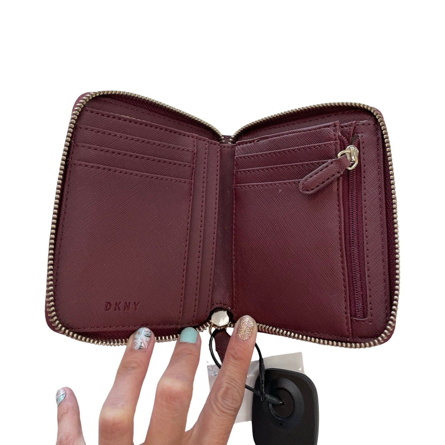 Wallet By Dkny In Purple, Size:Medium