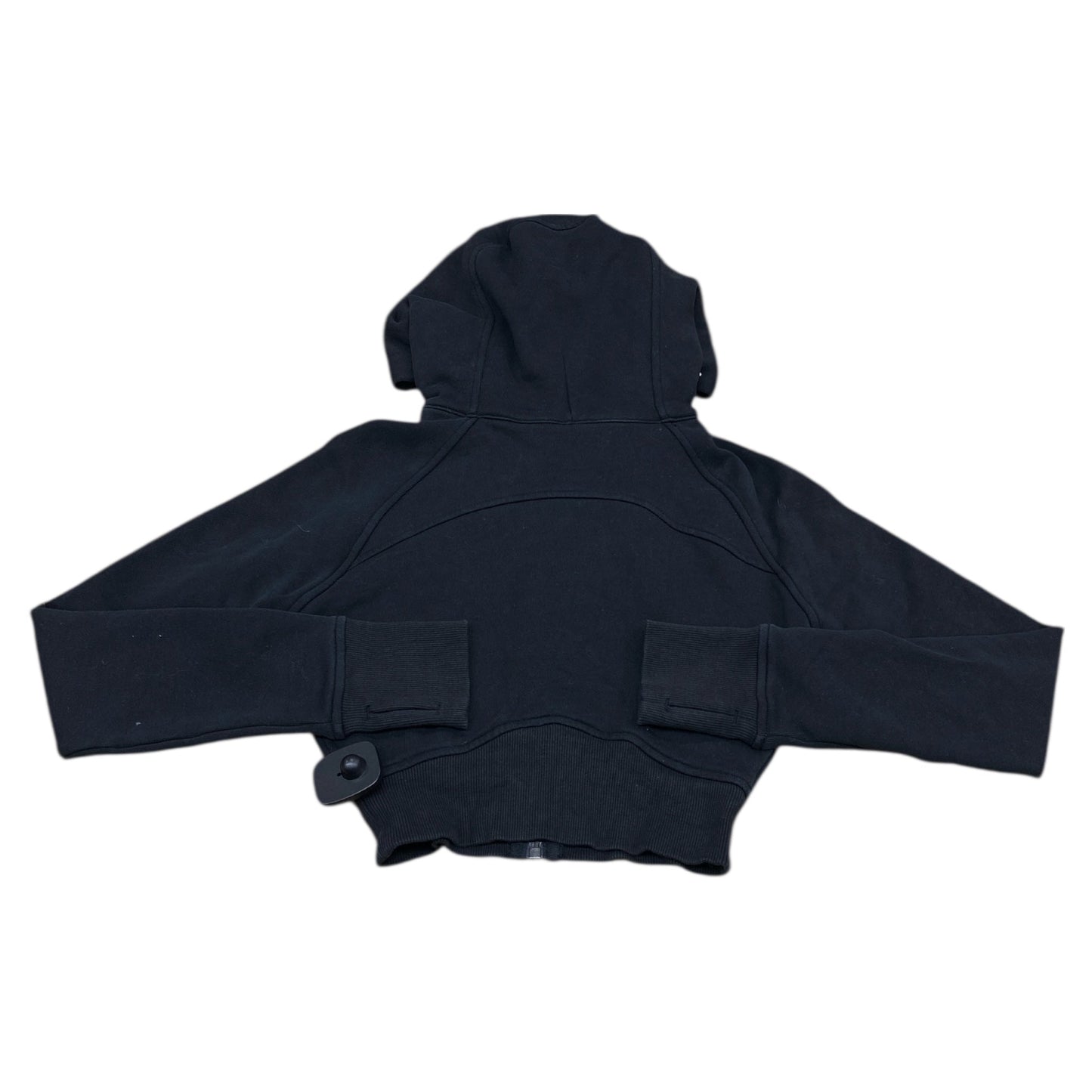 Athletic Jacket By Lululemon In Black, Size:0