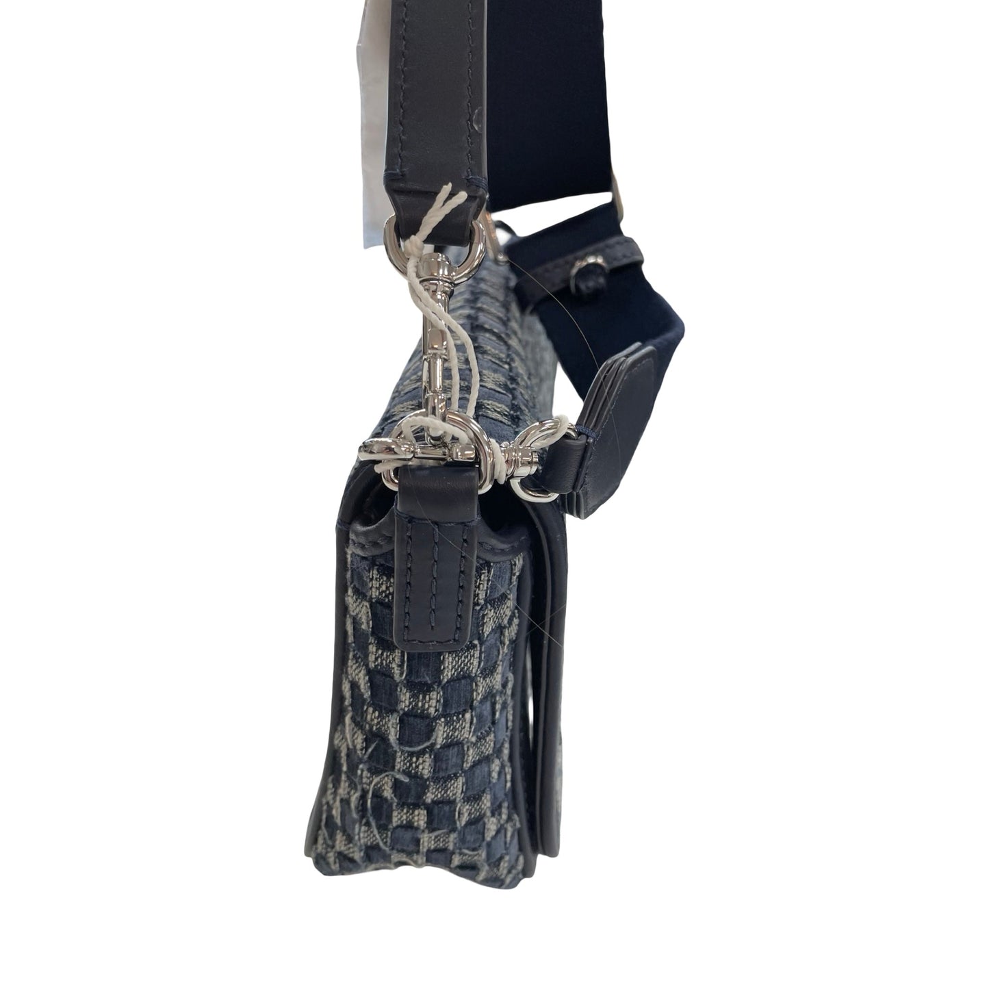Handbag Designer By Tory Burch In Navy, Size:Medium