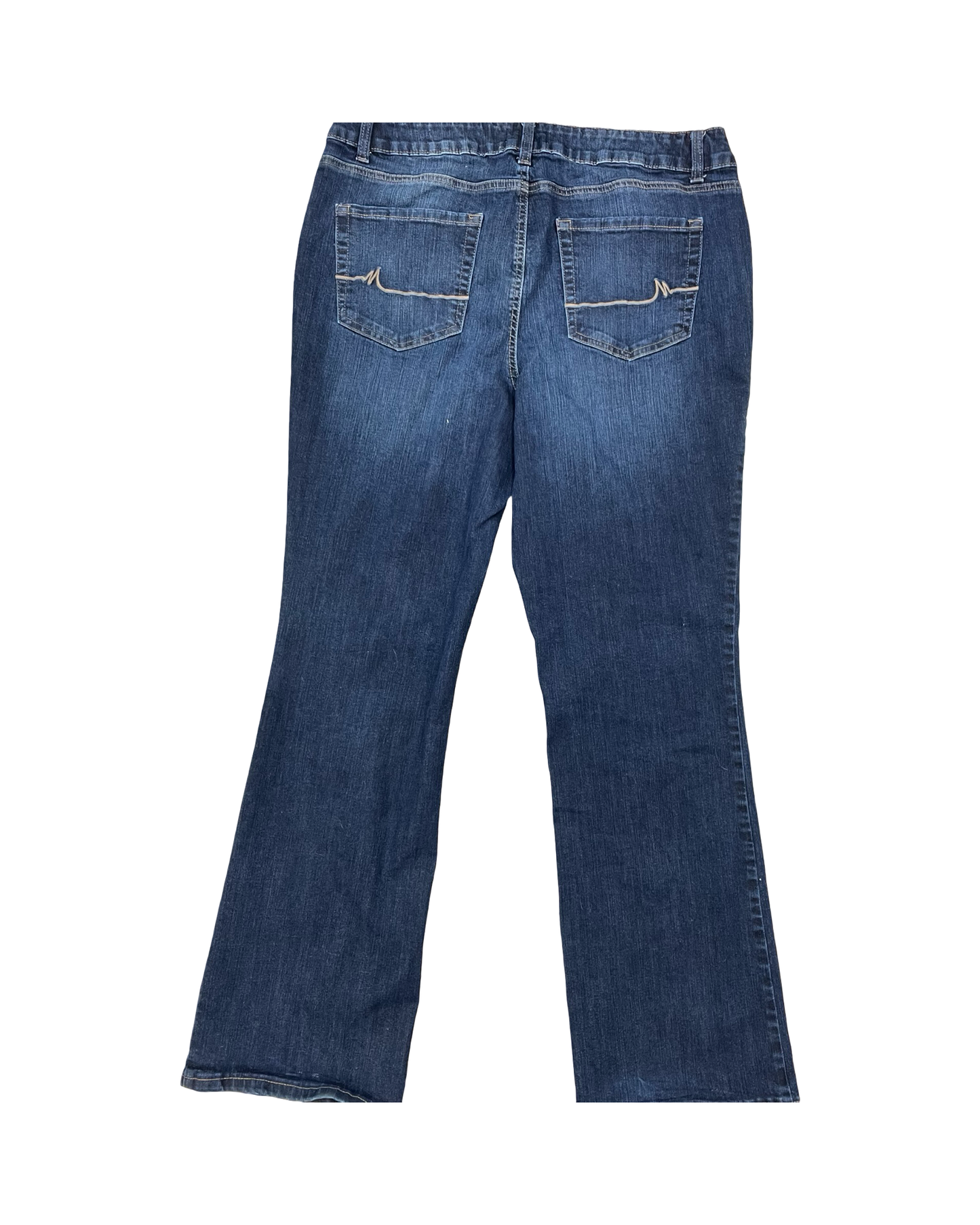 Jeans Boot Cut By Maurices In Blue Denim, Size:16