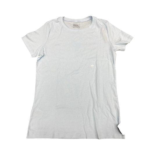 Top Ss Basic By Eddie Bauer In Blue, Size:L