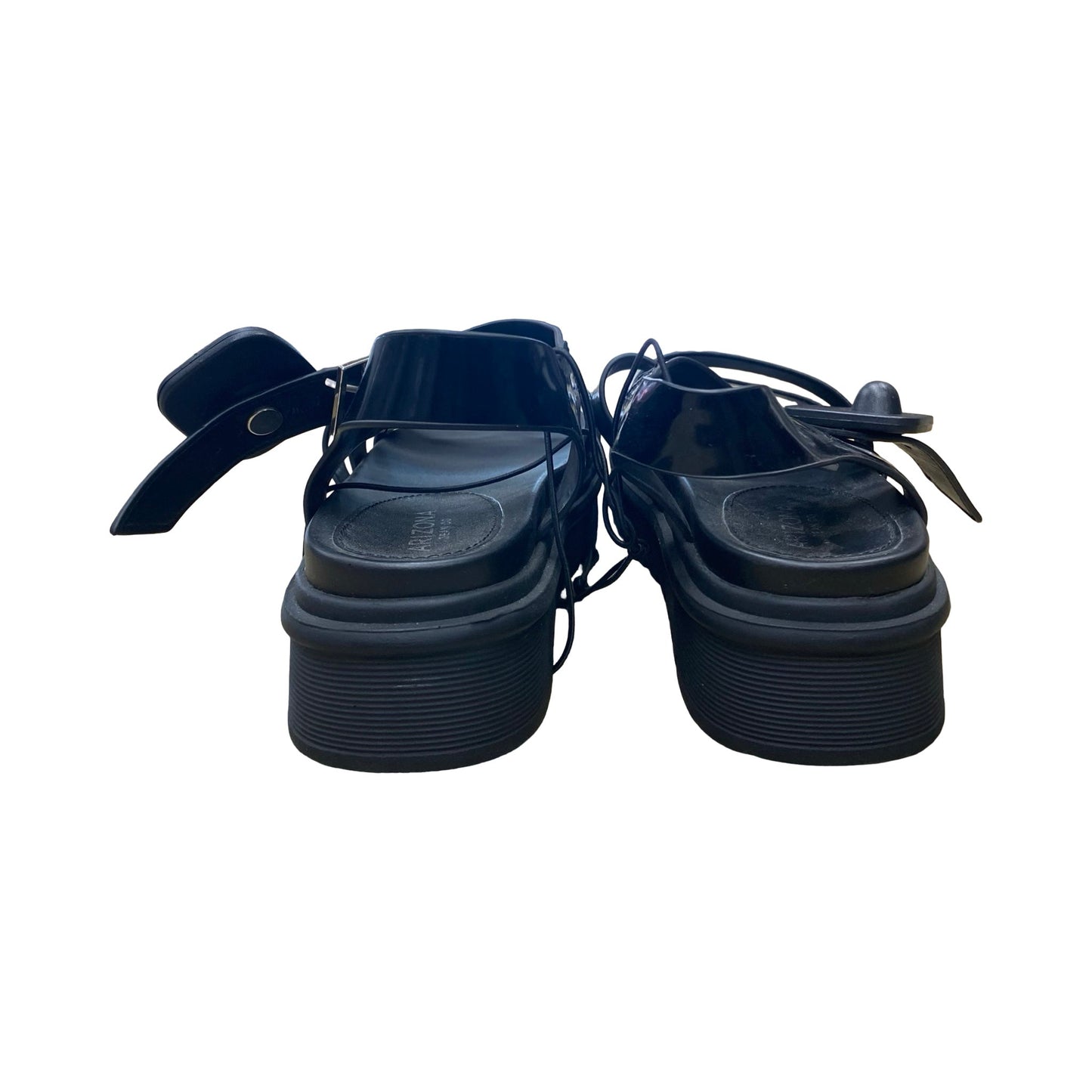 Sandals Heels Platform By Arizona In Black, Size:6.5