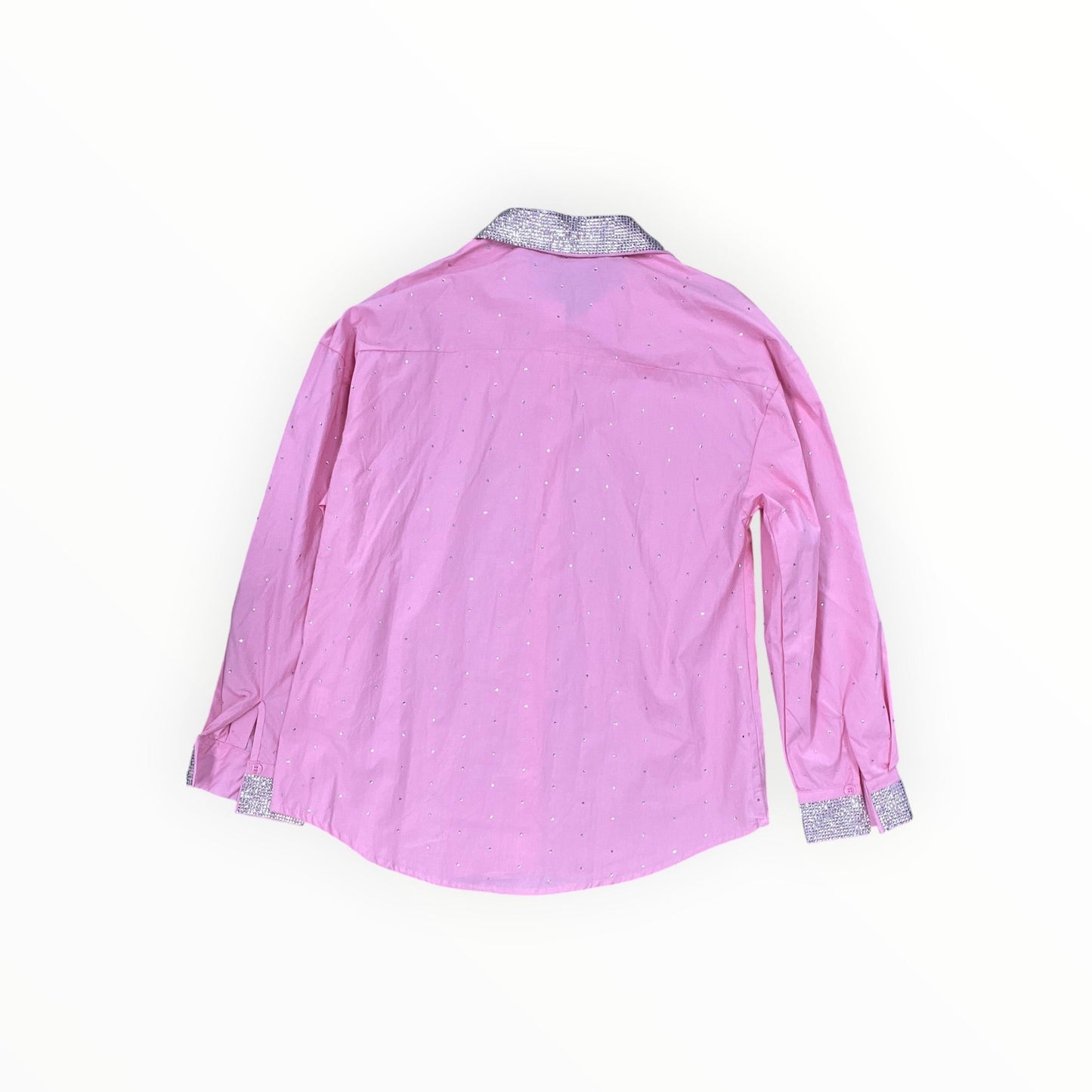 Blouse Ls By Clothes Mentor In Pink, Size:S