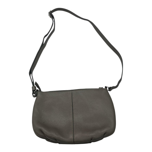 Crossbody Leather By Brighton In Grey, Size:Medium