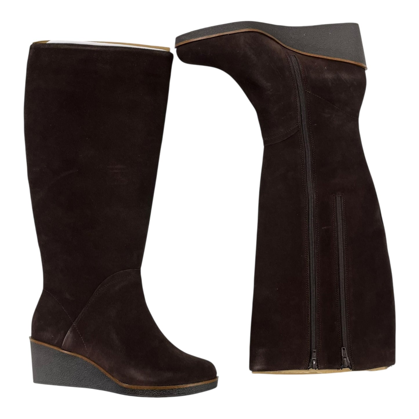 Boots Leather By Aerosoles In Brown, Size:8