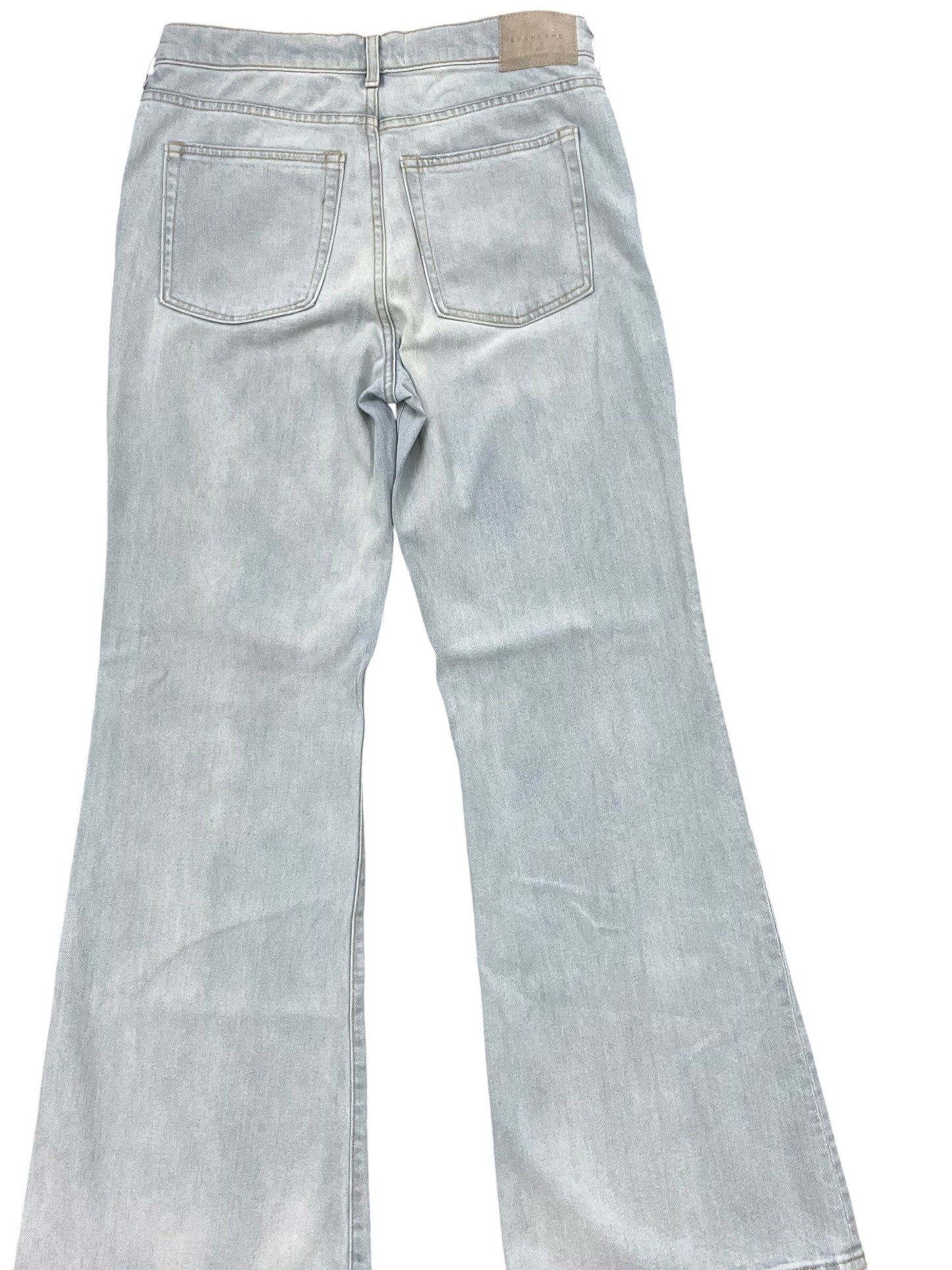 Jeans Flared By Everlane In Blue Denim, Size:8
