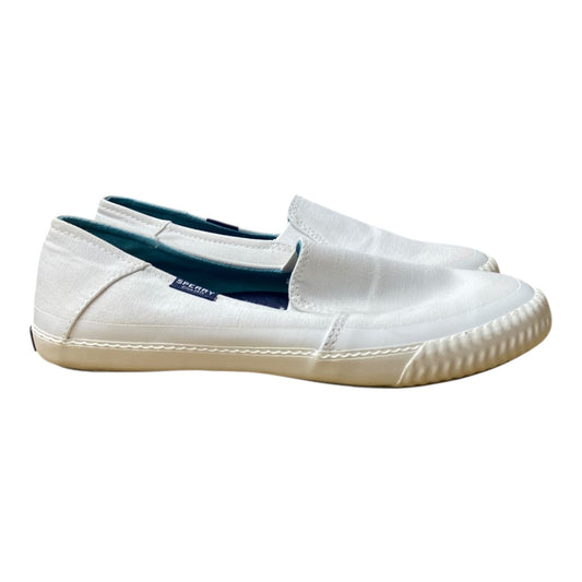 Shoes Flats By Sperry In White, Size:8