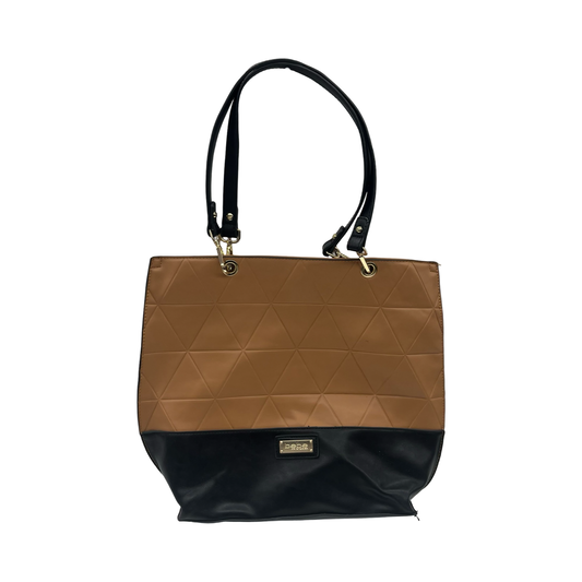 Tote By Bebe In Black & Brown, Size:Large