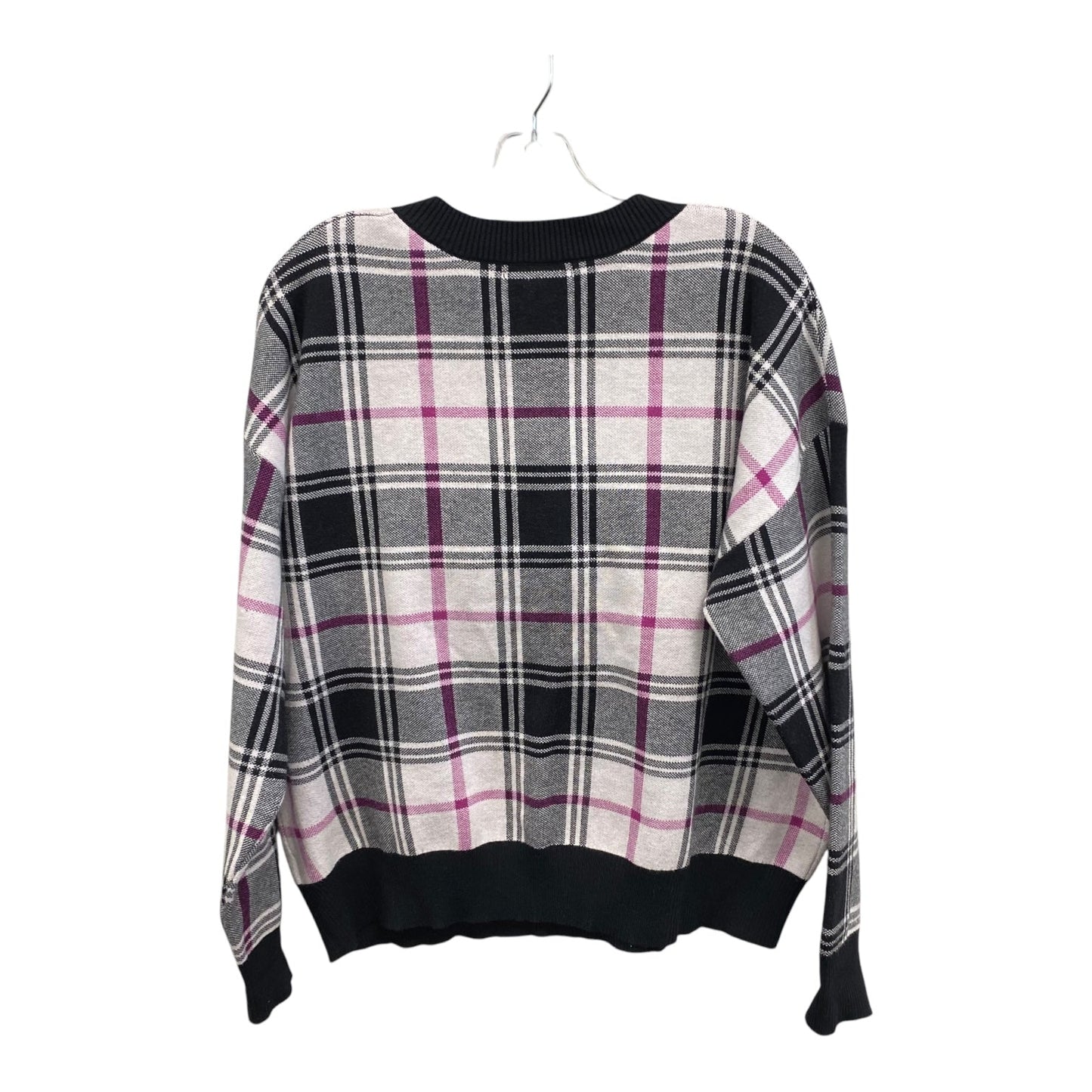 Sweater By Tahari By Arthur Levine In Purple, Size:Xl