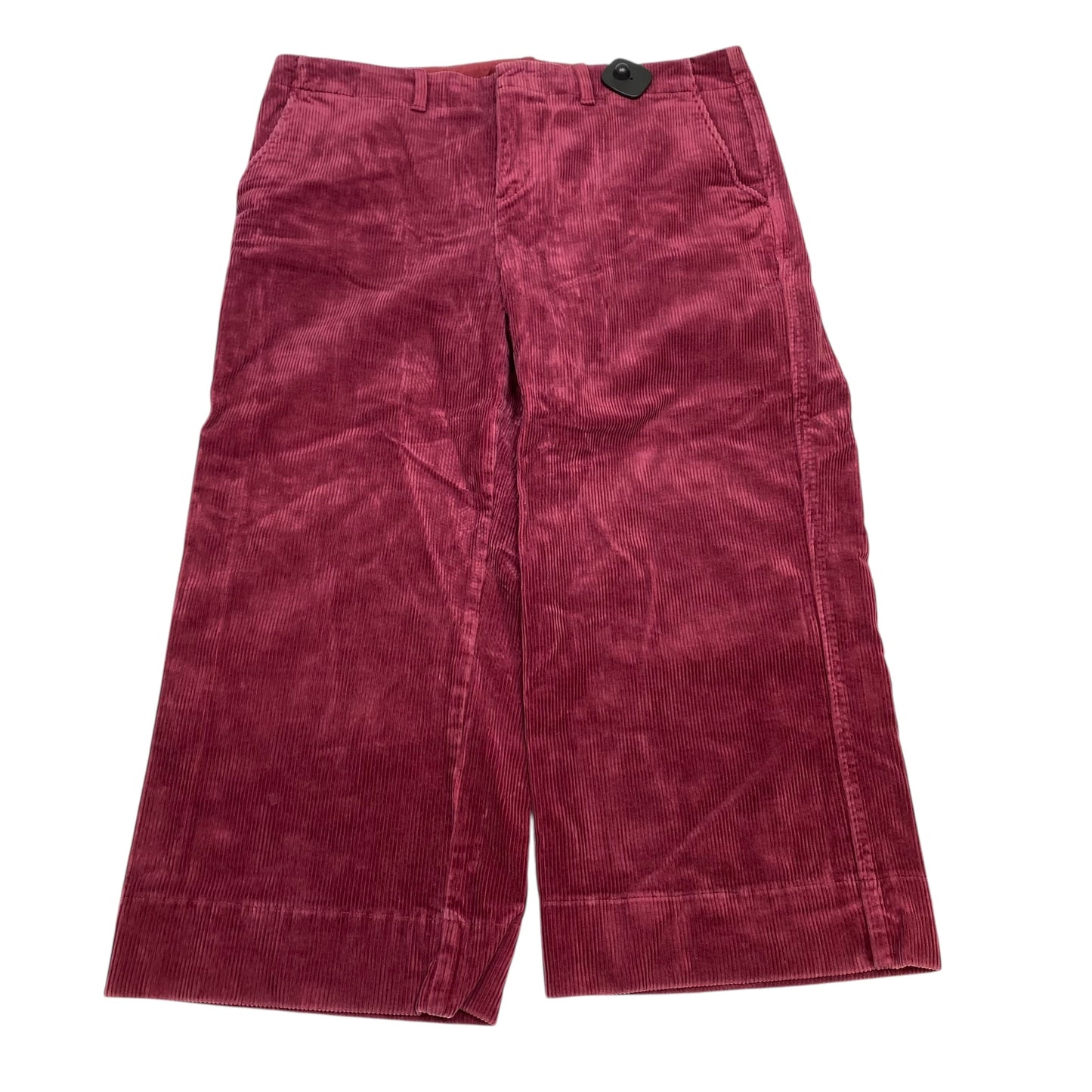 Pants Corduroy By Lands End In Red, Size:16