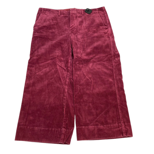 Pants Corduroy By Lands End In Red, Size:16