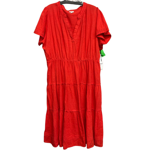 Dress Casual Maxi By For Cynthia In Red, Size:3X