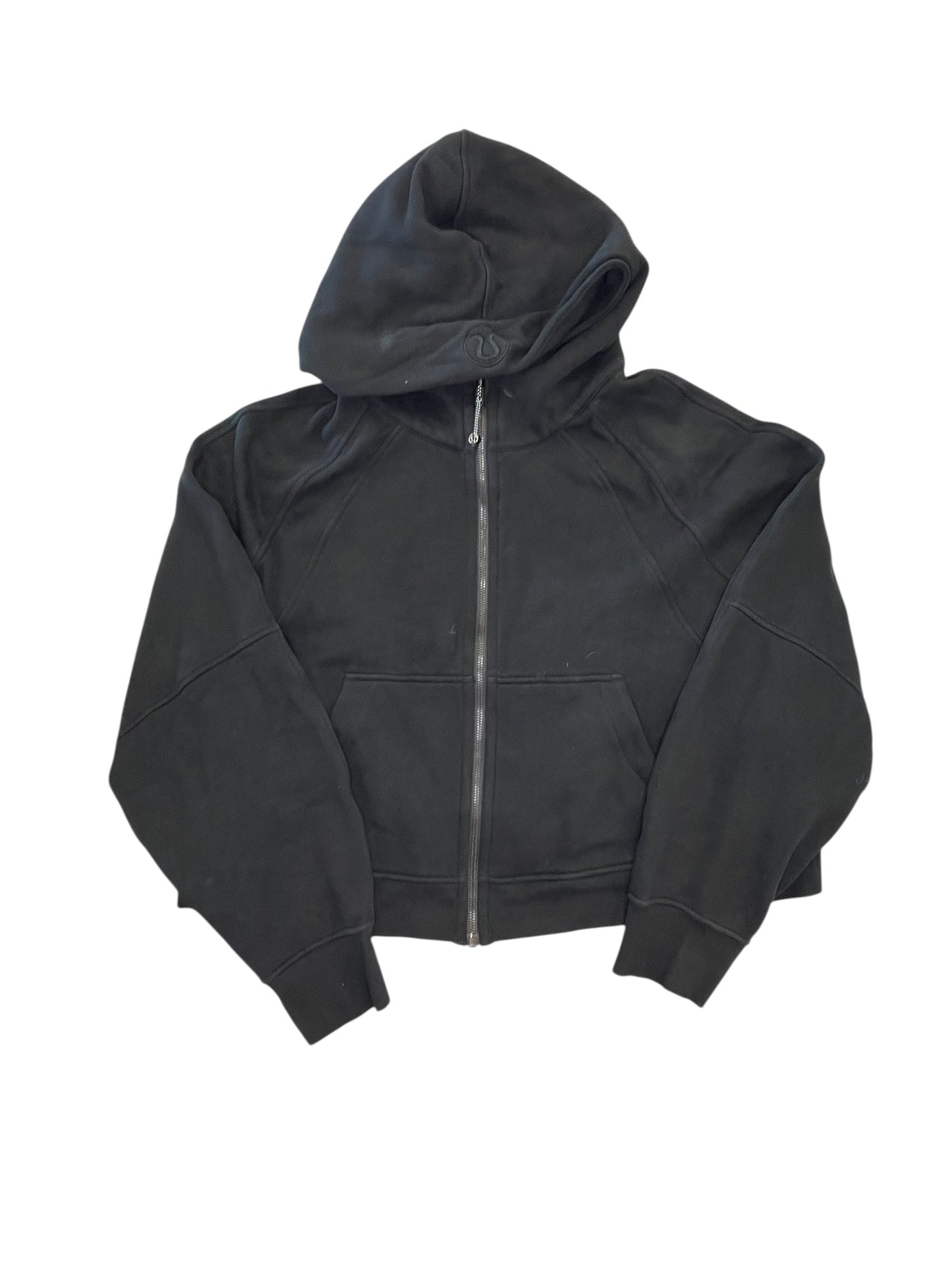 Athletic Jacket By Lululemon In Black, Size:Xl