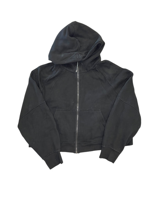 Athletic Jacket By Lululemon In Black, Size:Xl