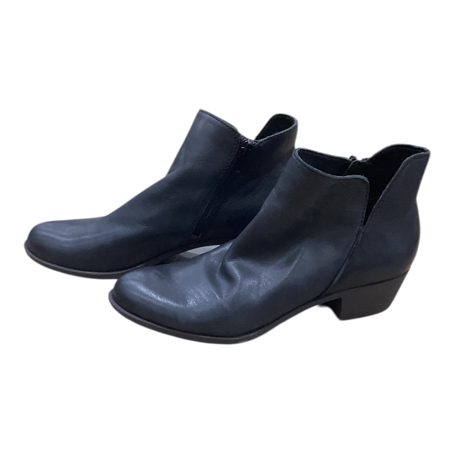 Boots Ankle Heels By Lucky Brand In Black, Size:7.5
