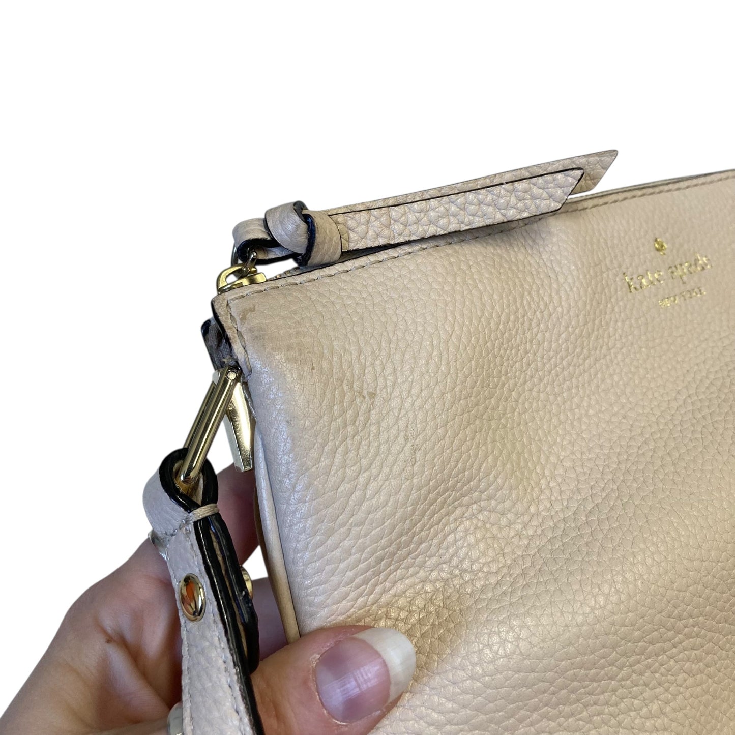 Crossbody Designer By Kate Spade In Cream, Size:Small