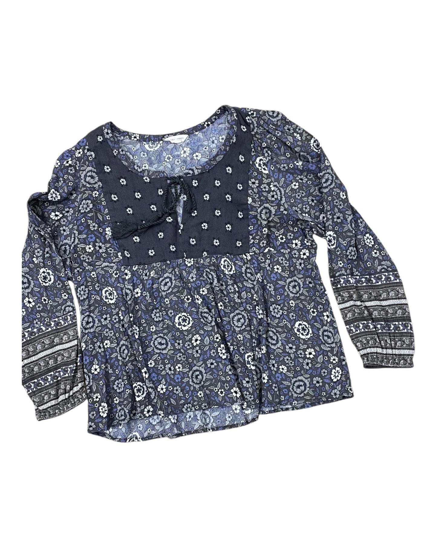 Top Ls By Lucky Brand In Grey, Size:Xl