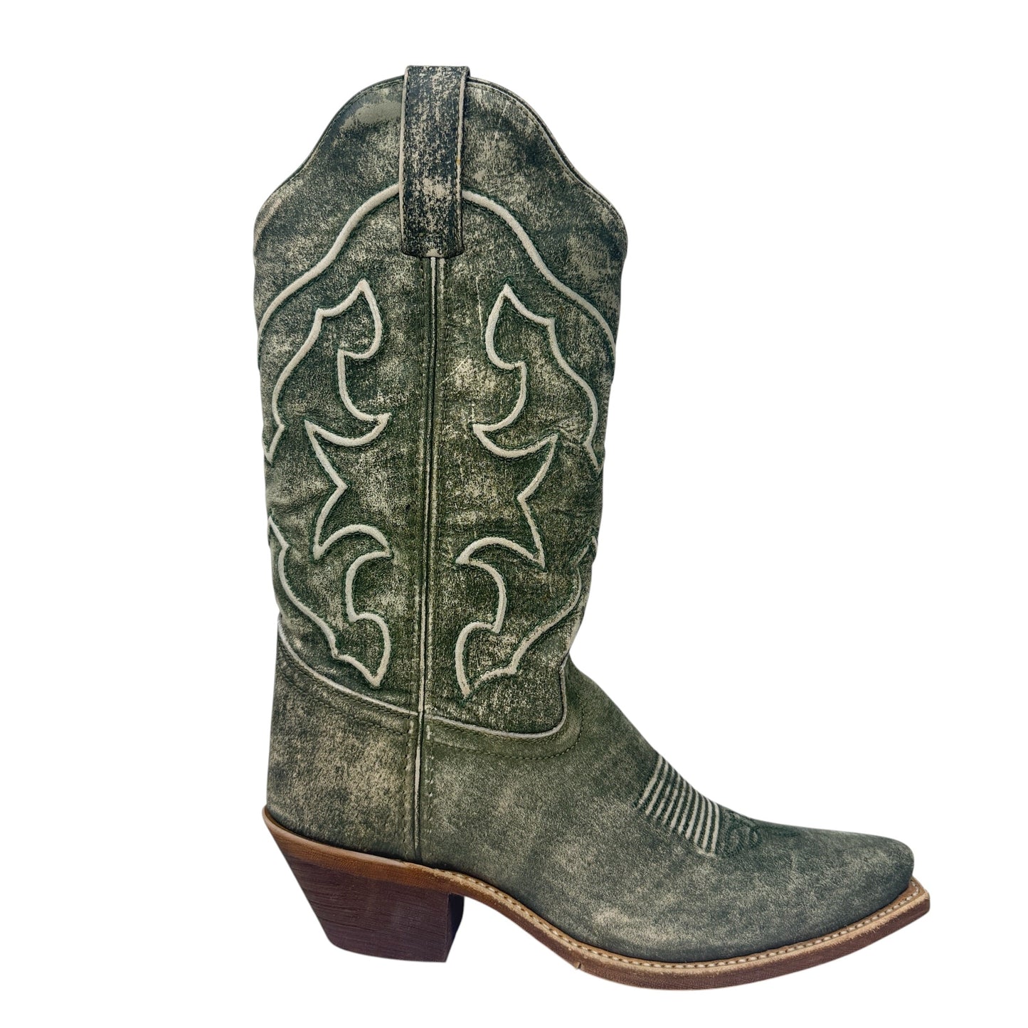 Reva Western Boots By Laredo In Green, Size: 8