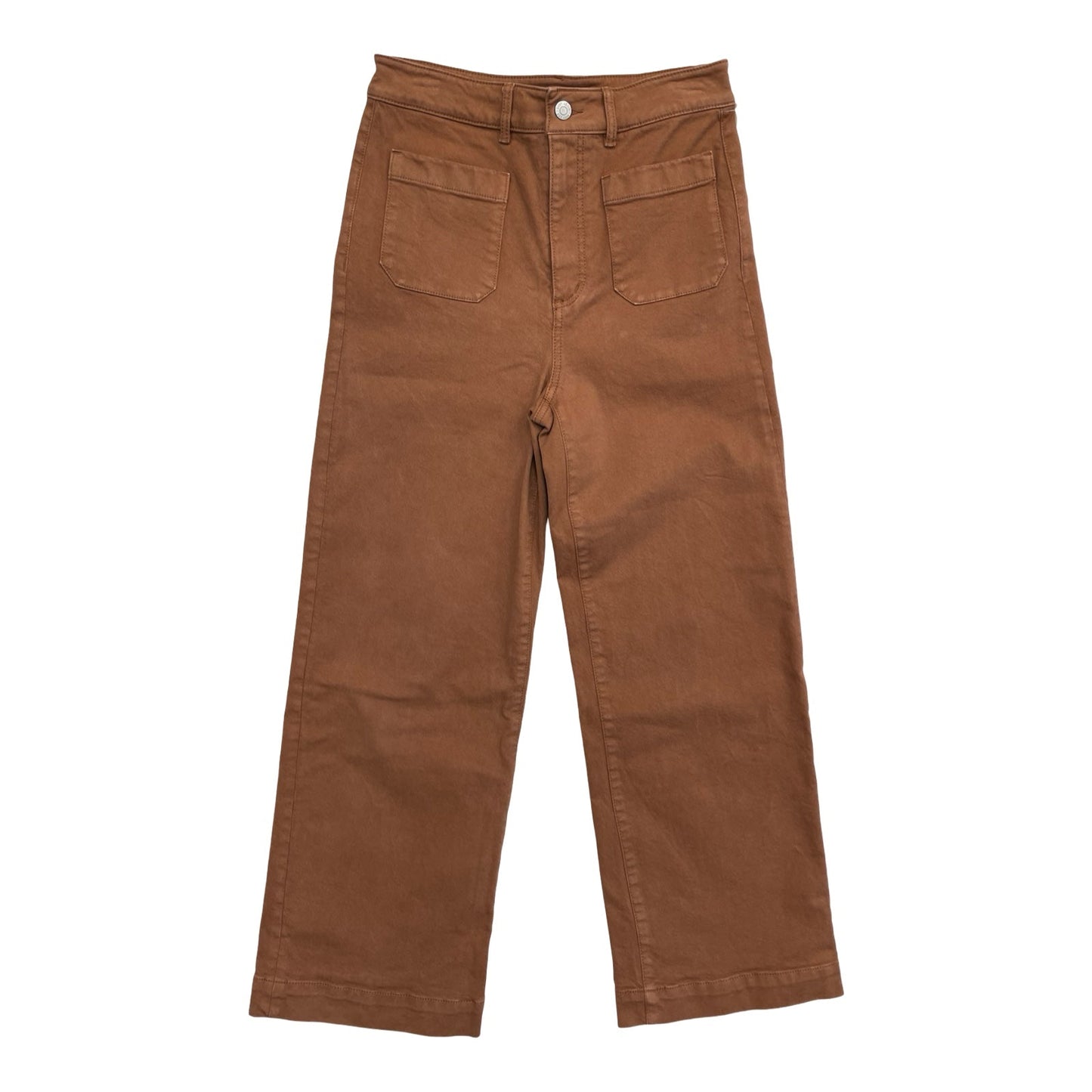 Jeans Wide Leg By Loft In Brown, Size:2