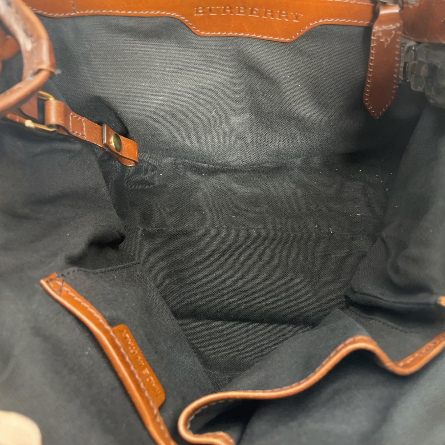 Tote Luxury Designer By Burberry, Size: Medium