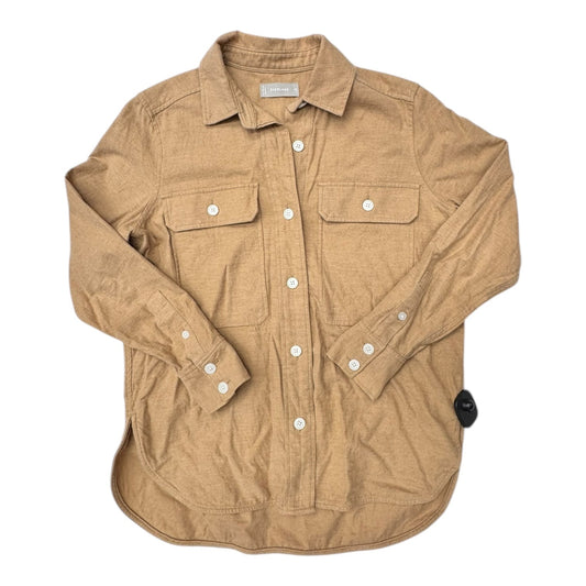 Top Ls By Everlane In Tan, Size:Xs