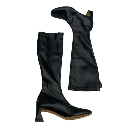 Boots Ankle Heels By Maeve In Black, Size:6.5