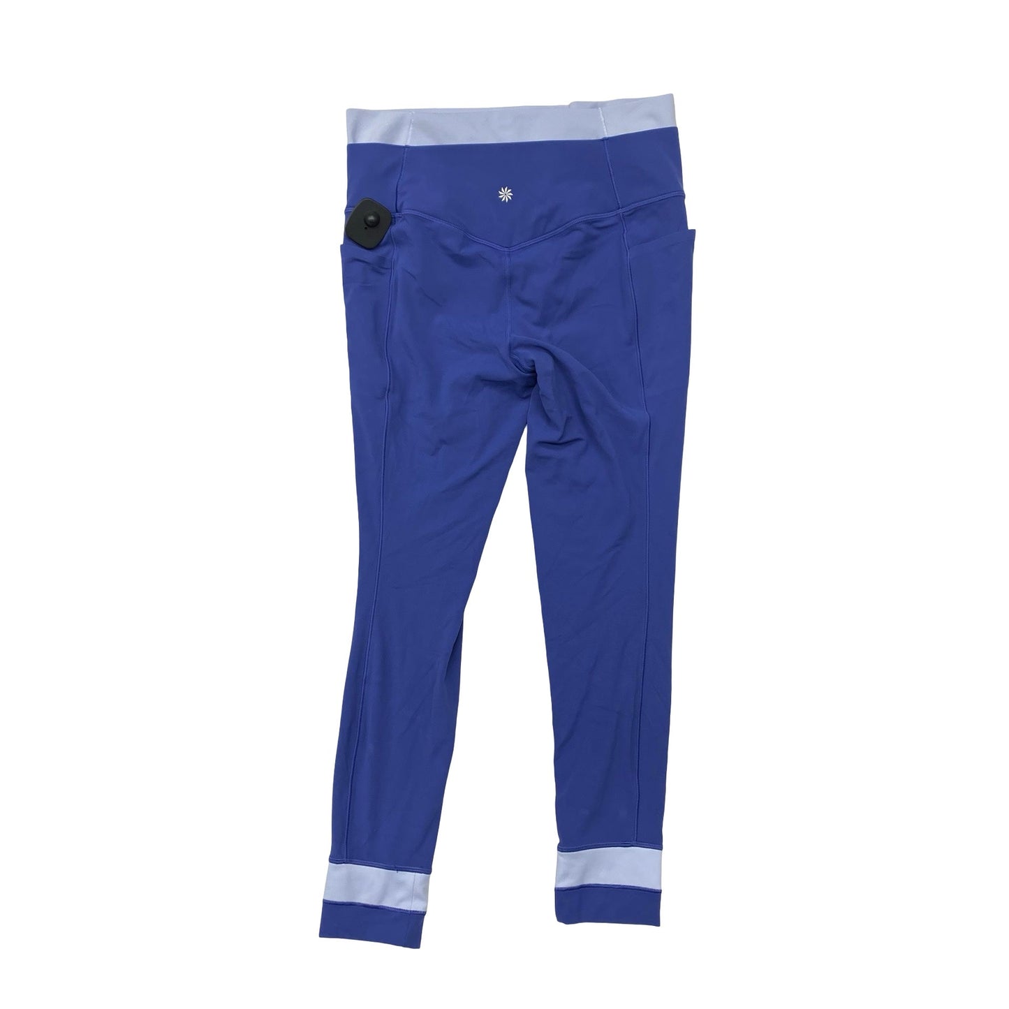 Athletic Leggings By Athleta In Blue, Size:M