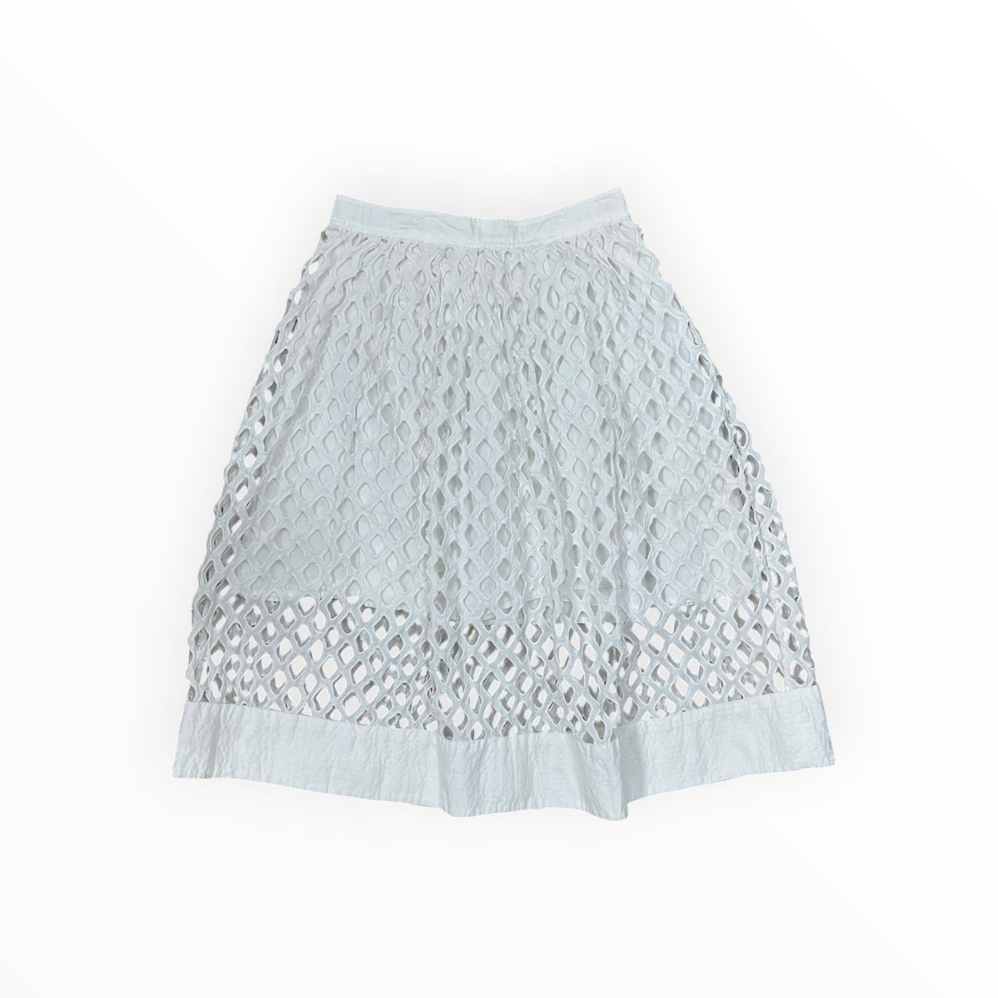 Skirt Midi By Clothes Mentor In White, Size:2