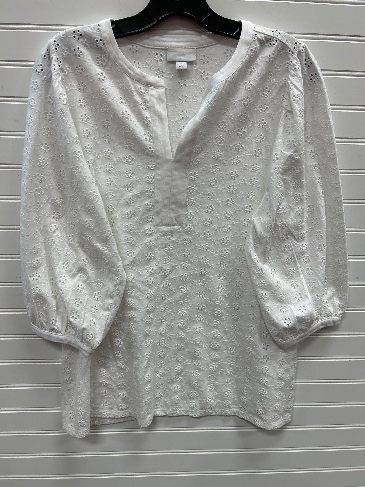 Top Ls By J. Jill In White, Size:Mp