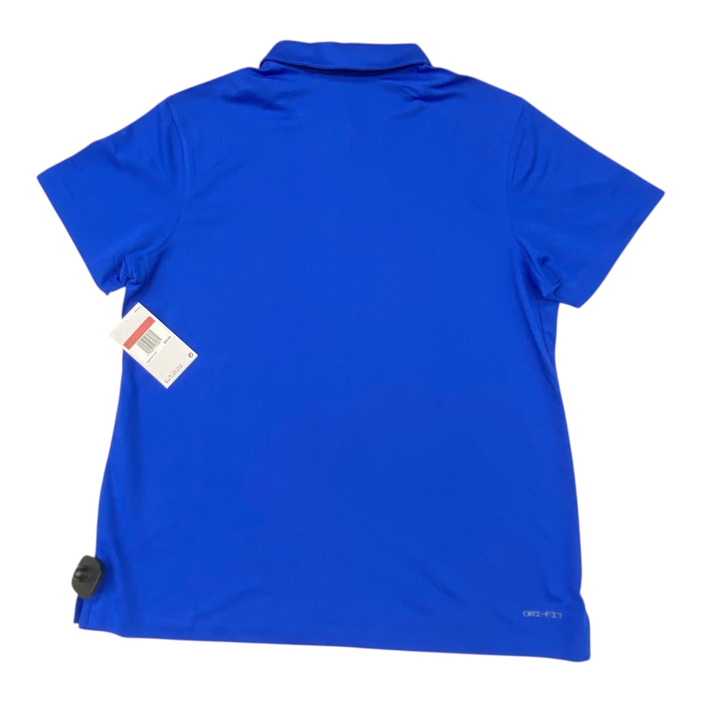 Athletic Top Ss By Nike In Blue, Size:L