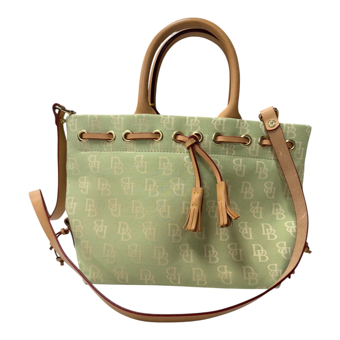 Handbag Designer By Dooney And Bourke In Green, Size:Medium