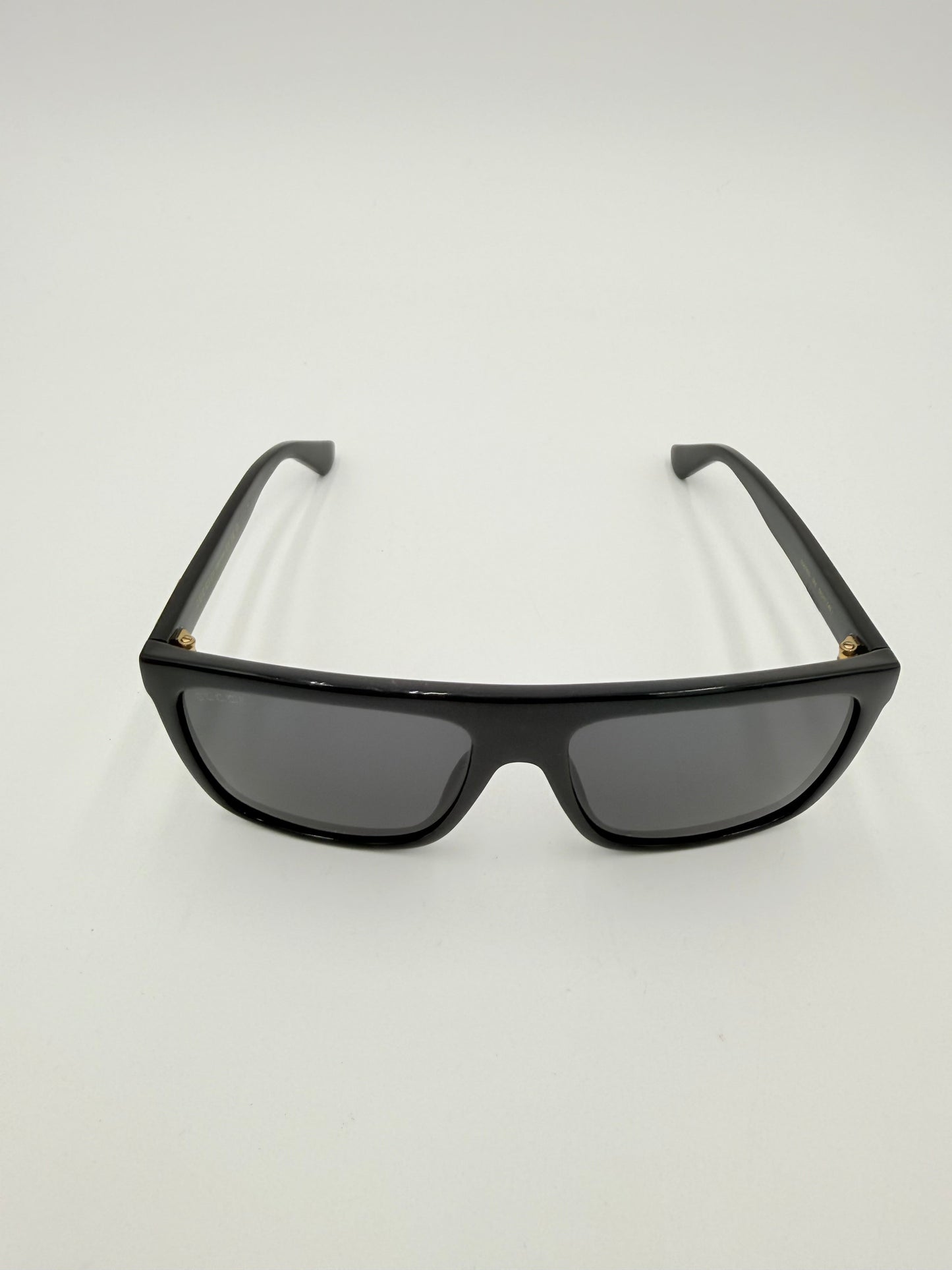Sunglasses Luxury Designer By Gucci In Black, Size: