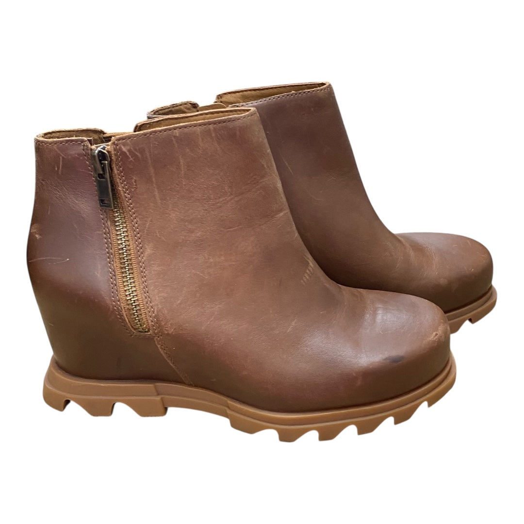 Boots Designer By Sorel In Brown, Size:9.5
