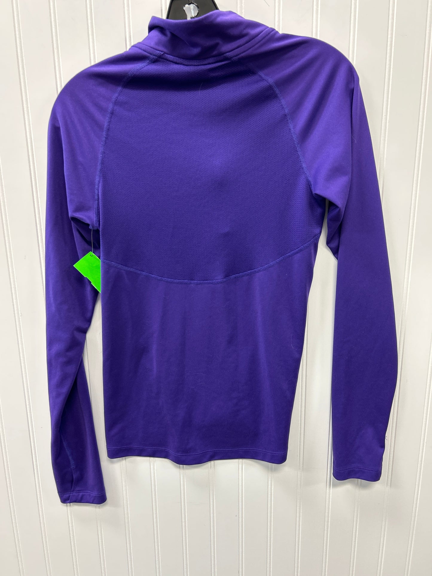 Athletic Top Ls Collar By Nfl In Purple, Size:Xs