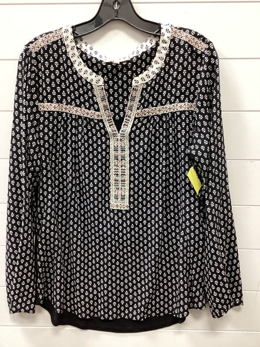 Top Ls By Skies Are Blue In Black, Size:M