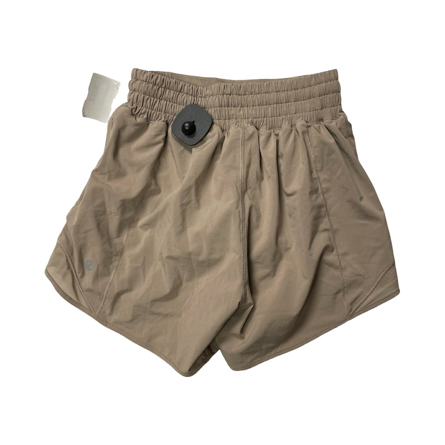 Athletic Shorts By Lululemon In Tan, Size:2