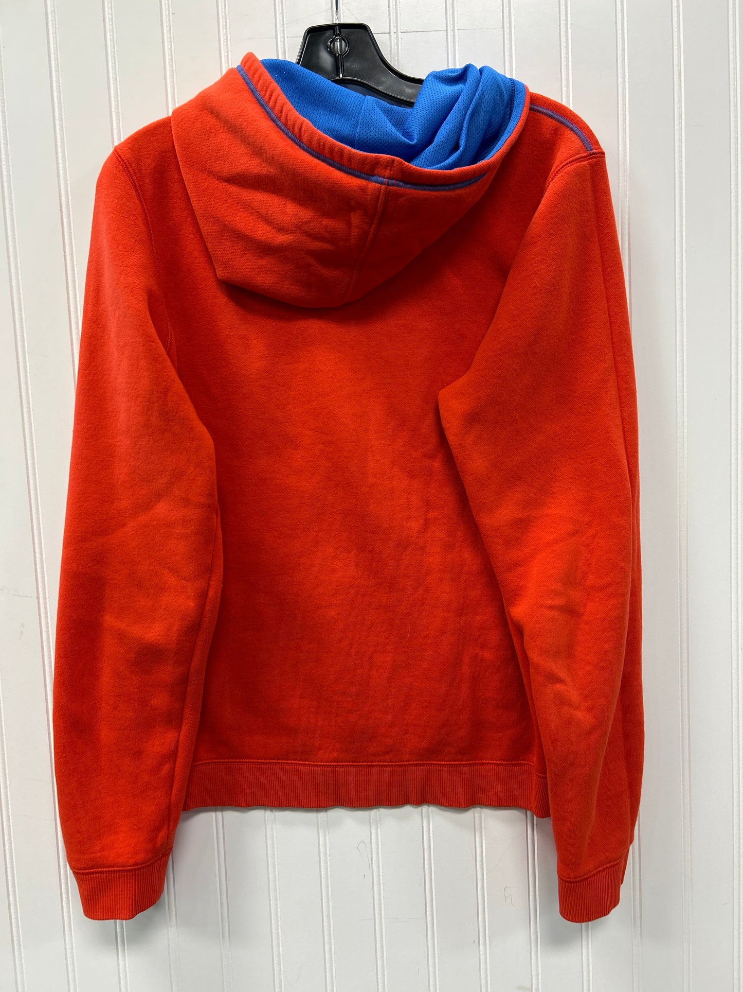 Athletic Sweatshirt Hoodie By Under Armour In Orange, Size:L