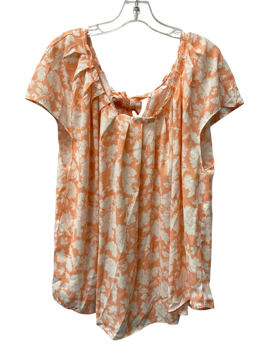 Top Ss By Lc Lauren Conrad In Peach, Size:2X