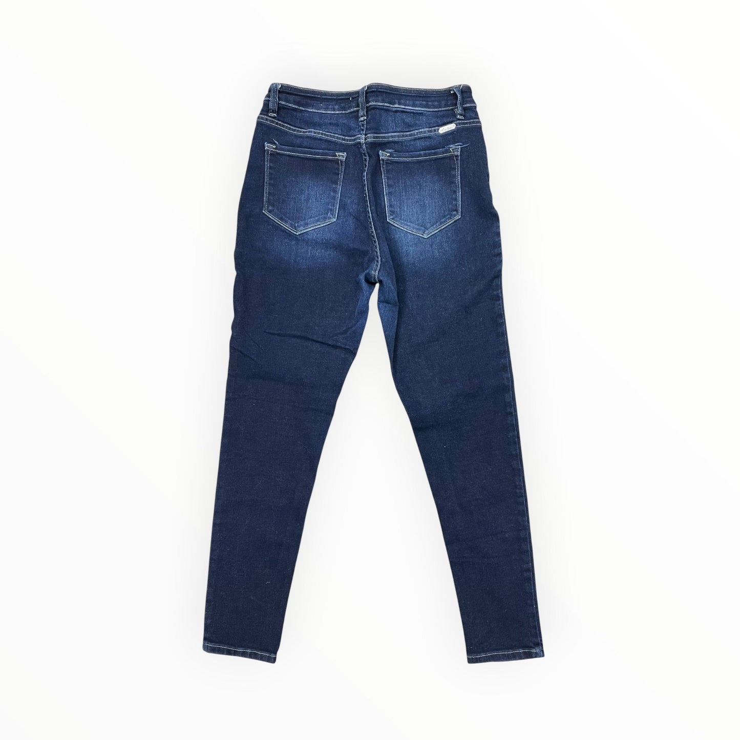 Jeans Skinny By Kancan In Blue Denim, Size:8