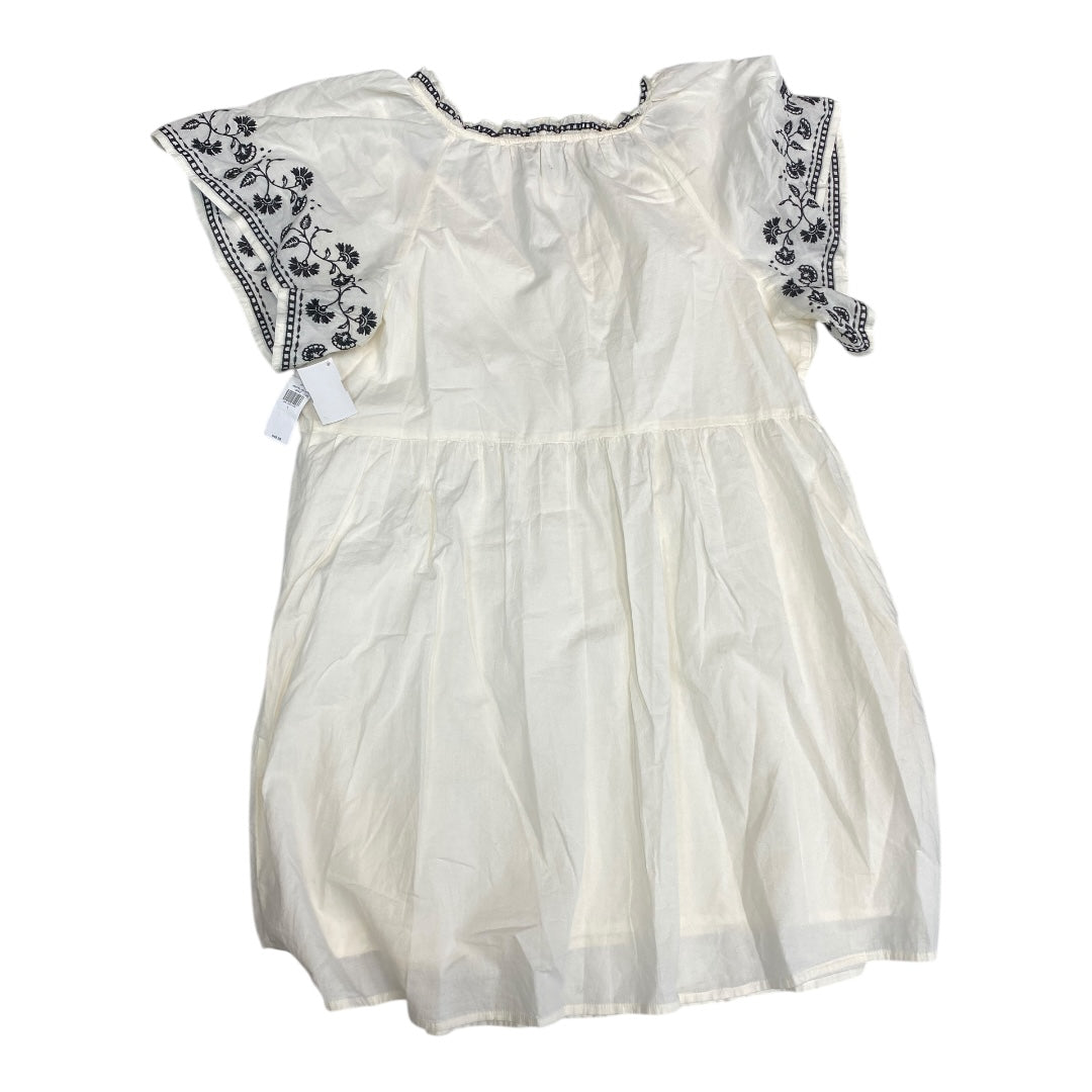 Dress Casual Midi By Old Navy In Black & Cream, Size:L
